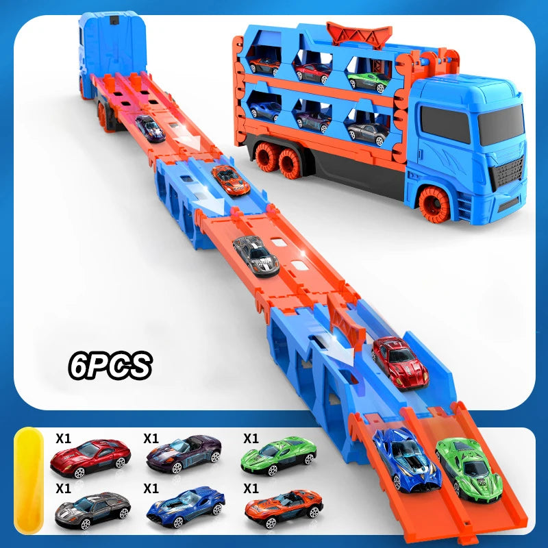 Large Car Transport Truck Novel Children's Competitive Game