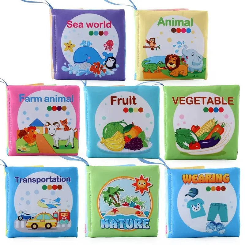 Children Enlightenment Early Educational Toys Kids Cloth Books