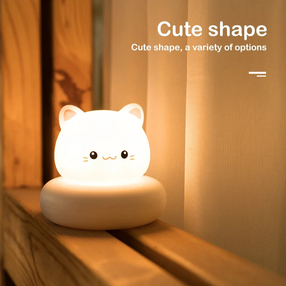 Cute Animal Night Light Novelty 3 Level Dimmable Nursery