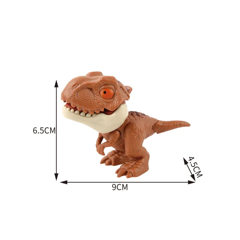 Finger-biting Dinosaur Model Toys Movable