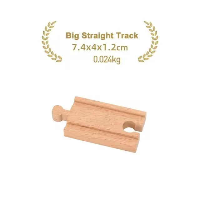 New Wooden Track Accessories Beech Wood Railway Train