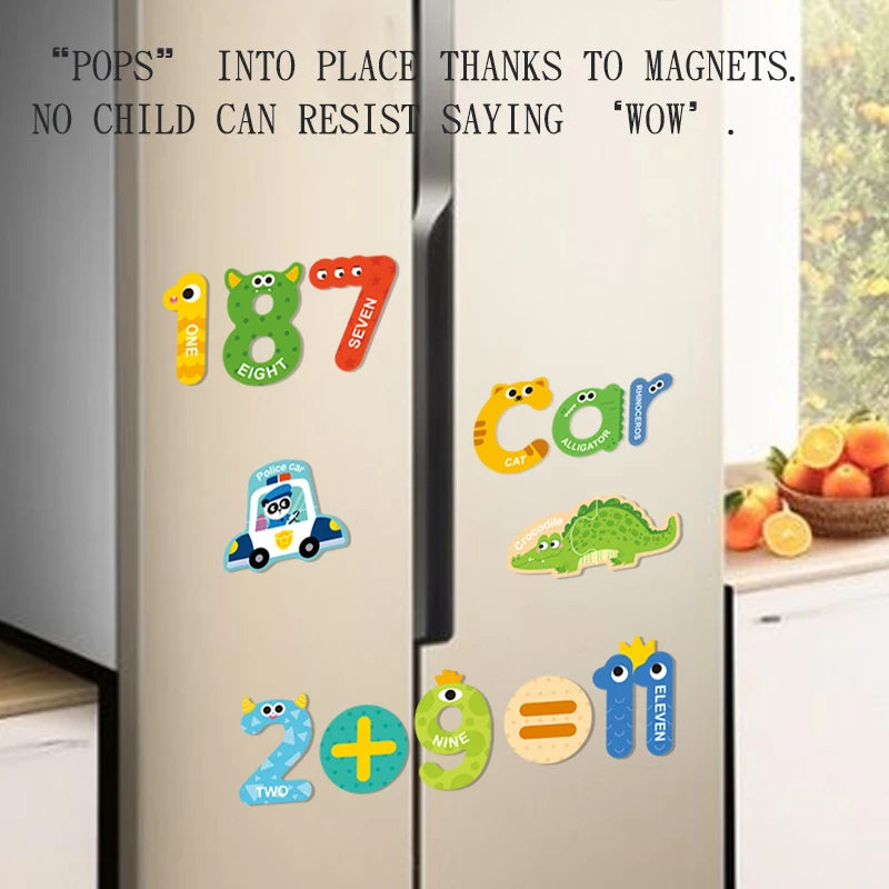 Montessori Cute Fridge Magnets for Children