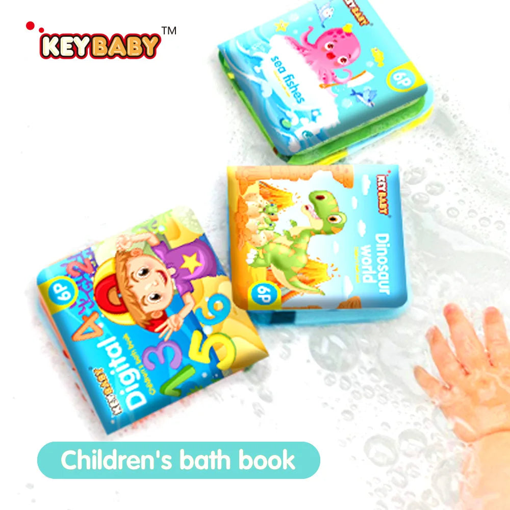 Soft Baby EVA Cartoon Bath Books with BB Whistle