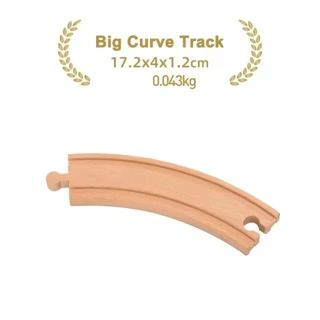 New Wooden Track Accessories Beech Wood Railway Train