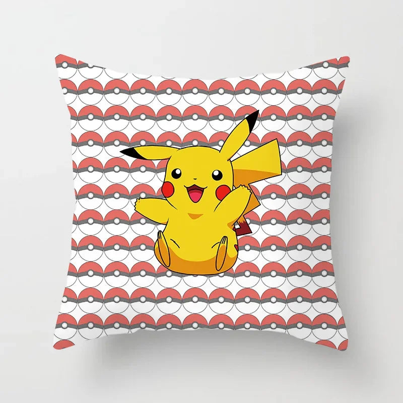 Anime Pokemon Pikachu Pillow Cover 45x45cm