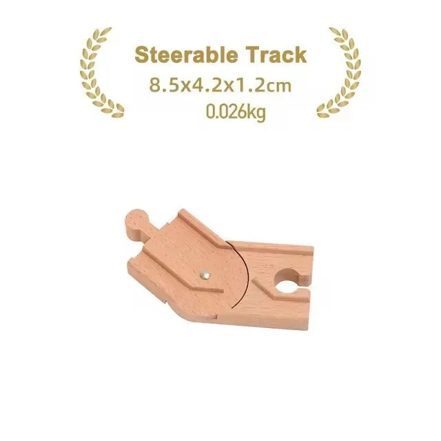 New Wooden Track Accessories Beech Wood Railway Train