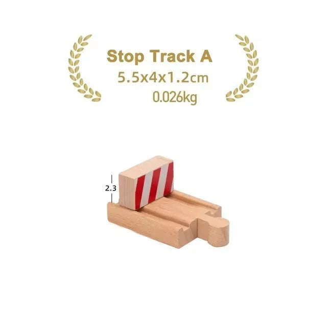 New Wooden Track Accessories Beech Wood Railway Train