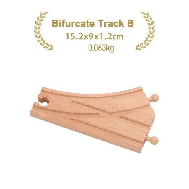 New Wooden Track Accessories Beech Wood Railway Train