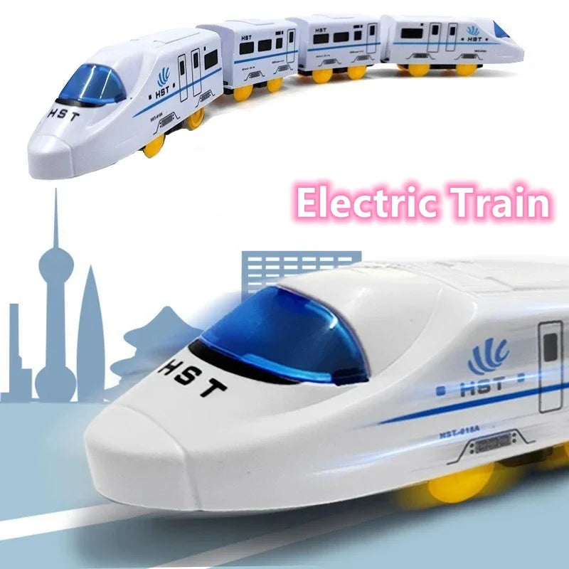 Electric Simulation High Speed Railway Toy Automatic Rotation Train