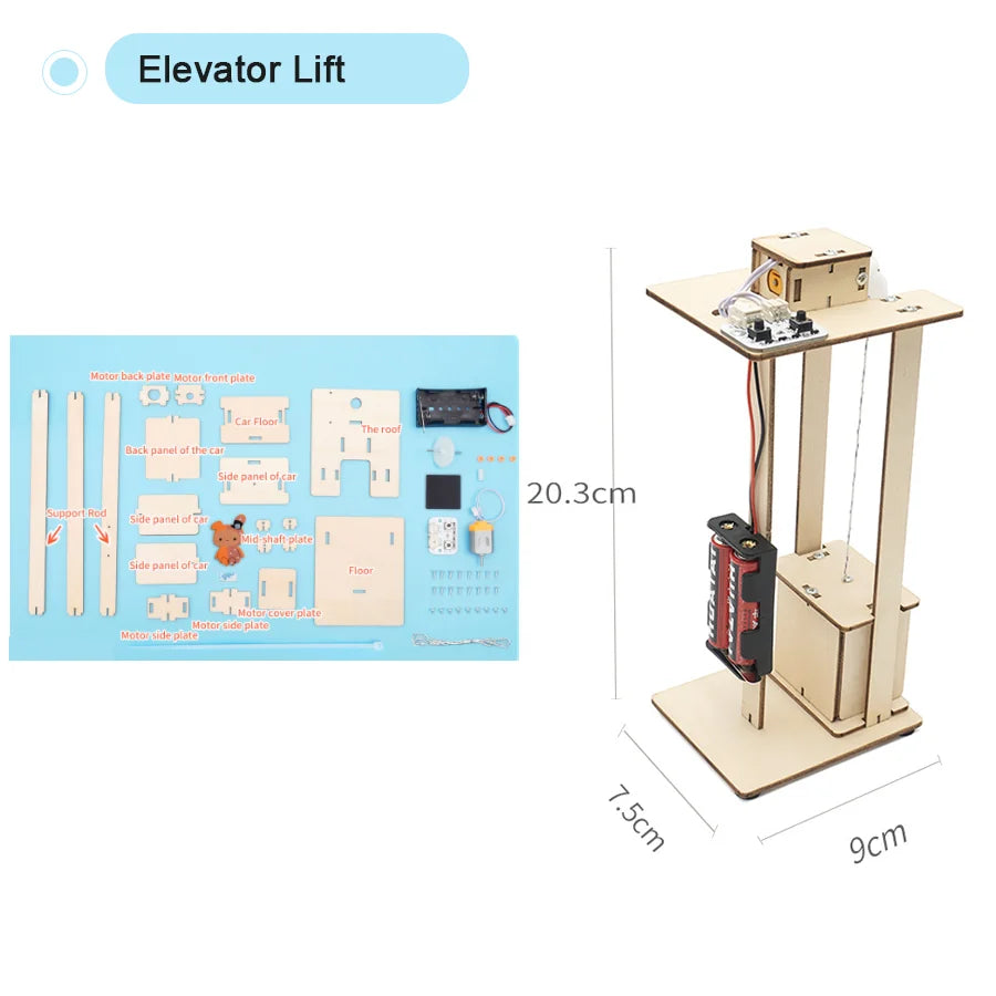 DIY Physical Model Science Experiment Educational Toy Handmade