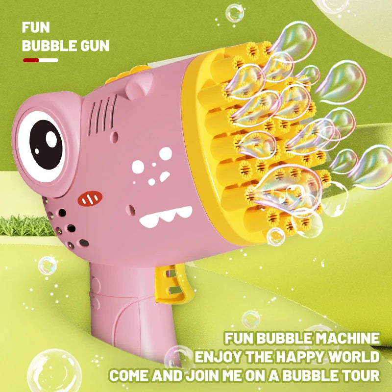 Dinosaur Super Bubble Machine Handheld for Outdoor