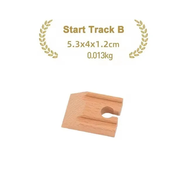 New Wooden Track Accessories Beech Wood Railway Train