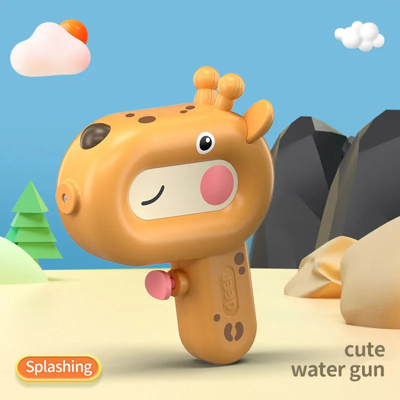 Giraffe Water Gun Blow-water Small Toy Spray Outdoor