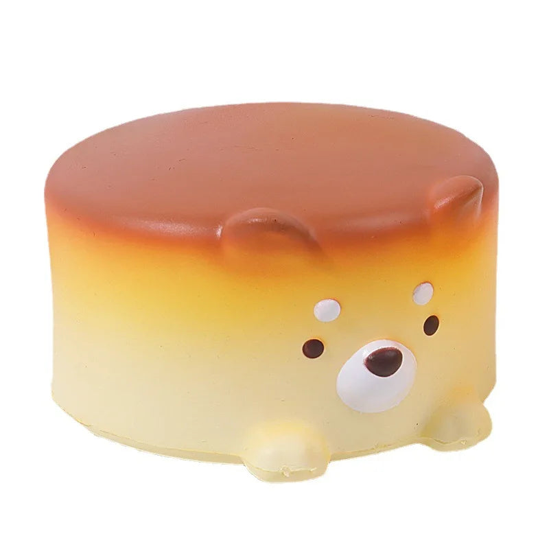 Cheese Puppy Cake Slow Rising Squeeze Toys