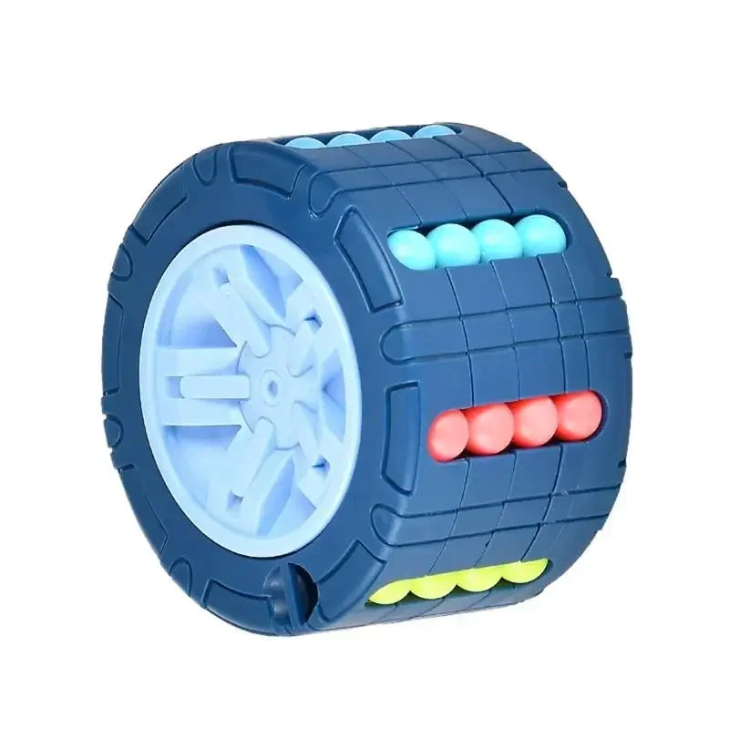 3D Cylinder Cube Toy Magical Bean Gyro Rotate