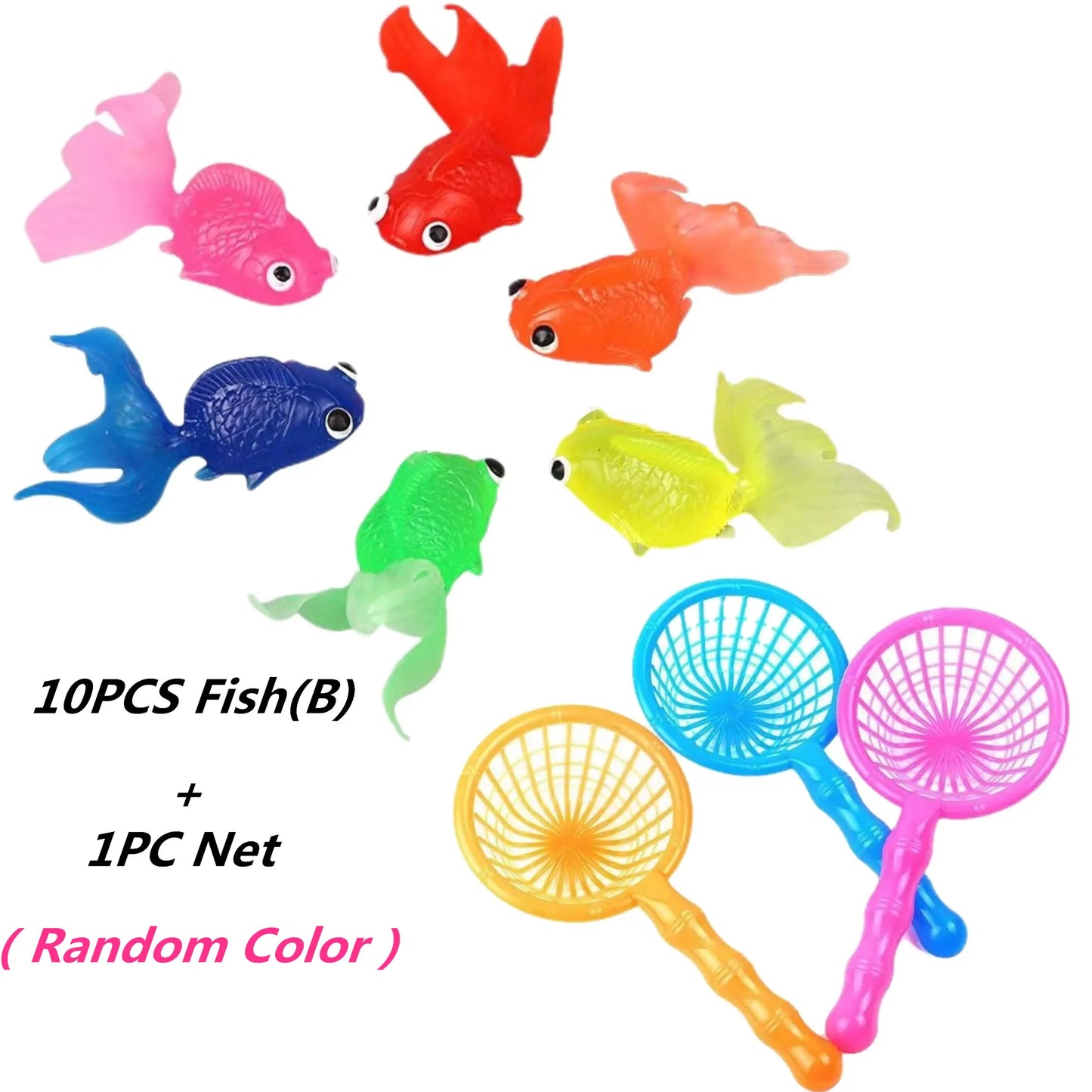 Kawaii Simulation Rubber Goldfish Baby Bath