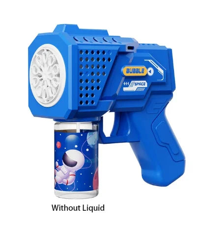 Unicorn electric bubble gun, toy bubble machine