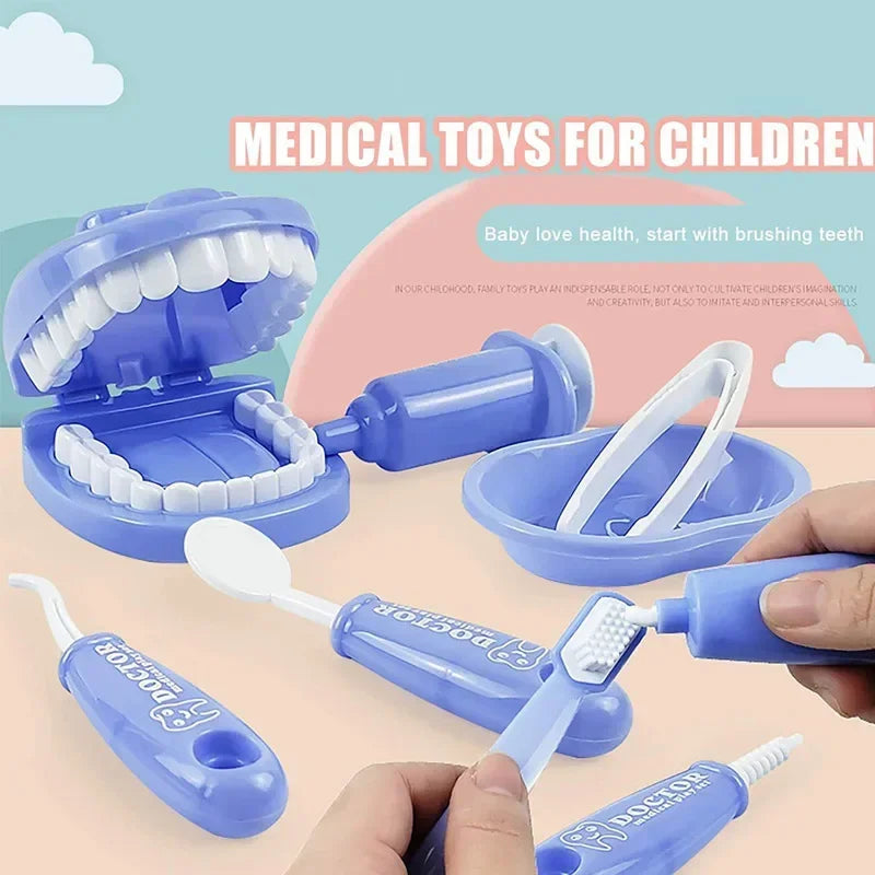 Children Montessori Toys Parent-child Interaction for Girl Boy Dentist