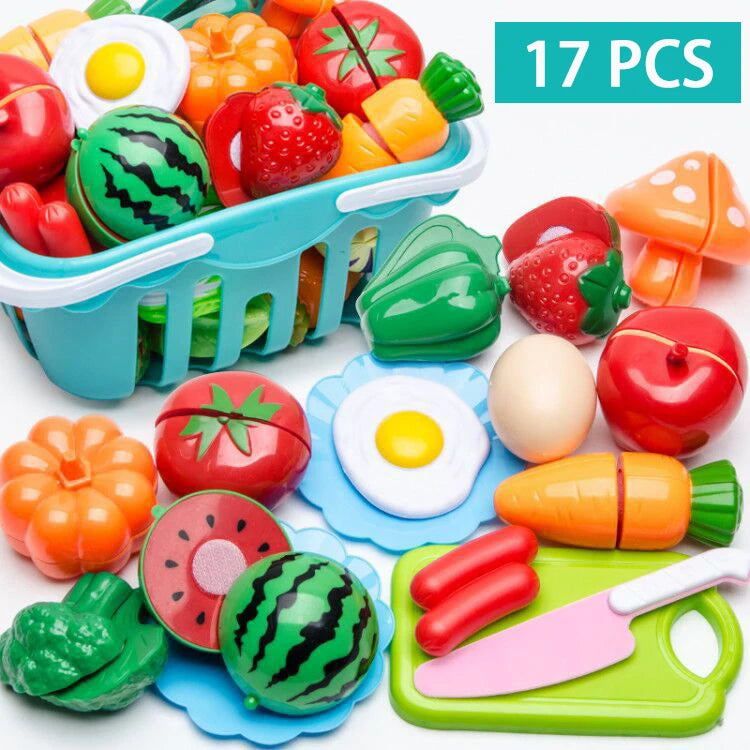 Educational Toy Plastic Kitchen Toy Set Cut