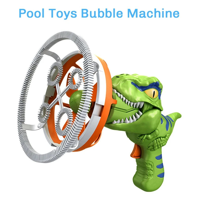 Fan Dinosaur Bubble Machine Bubbles Electric