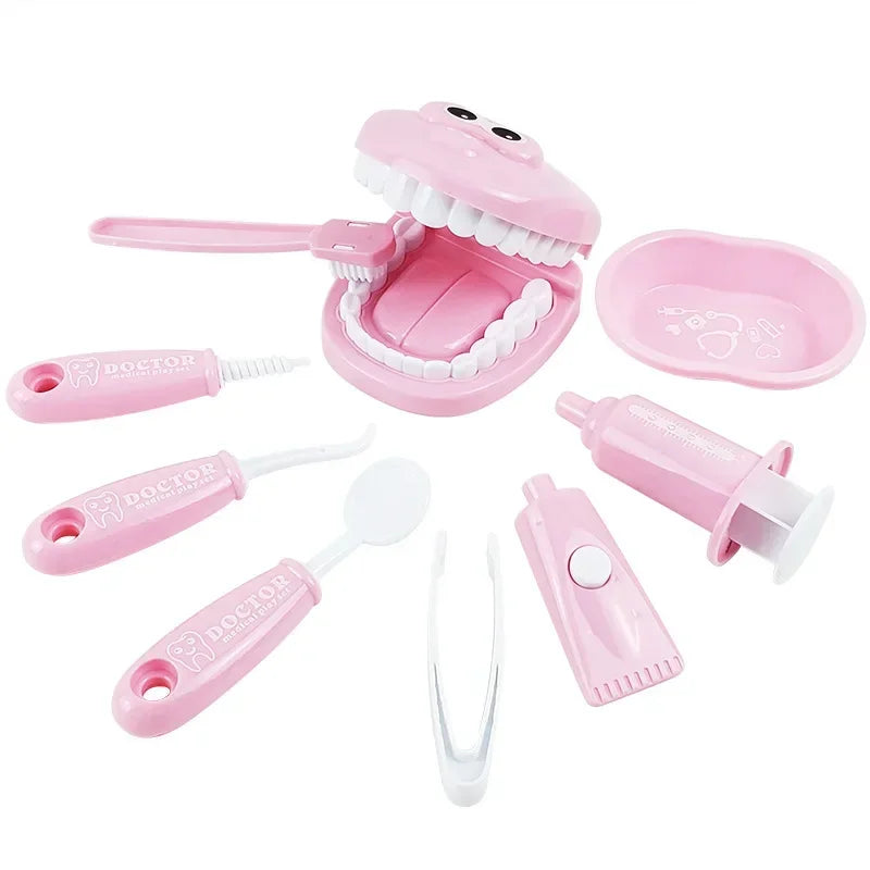 Children Montessori Toys Parent-child Interaction for Girl Boy Dentist