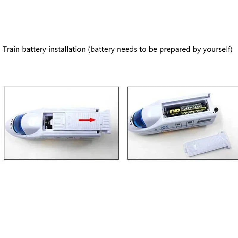 Electric Simulation High Speed Railway Toy Automatic Rotation Train