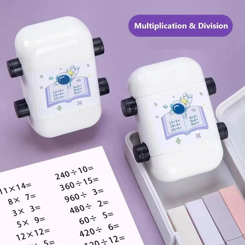 Math Roller Stamp Within 100 Multiplication and Division