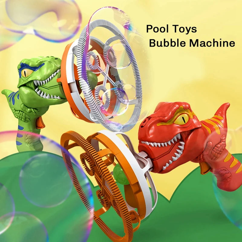 Fan Dinosaur Bubble Machine Bubbles Electric