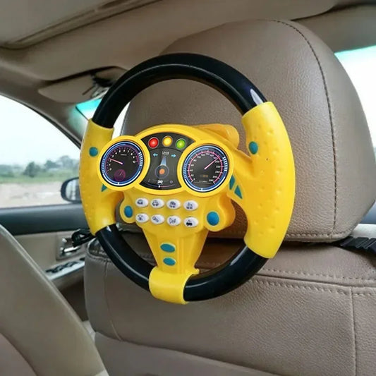 Infant Shining Simulation Steering Wheel Toys