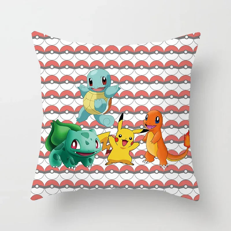 Anime Pokemon Pikachu Pillow Cover 45x45cm