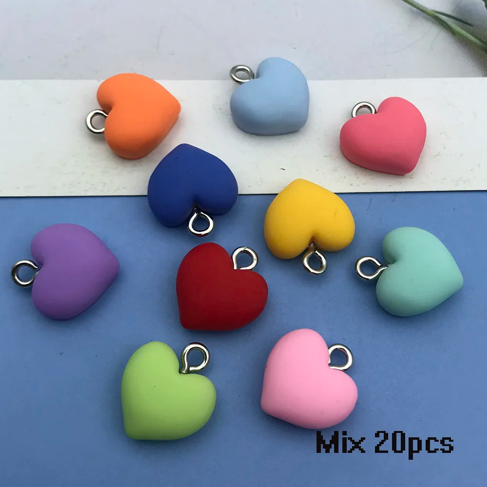 Mix Fruit Animals Flowers Resin Charms