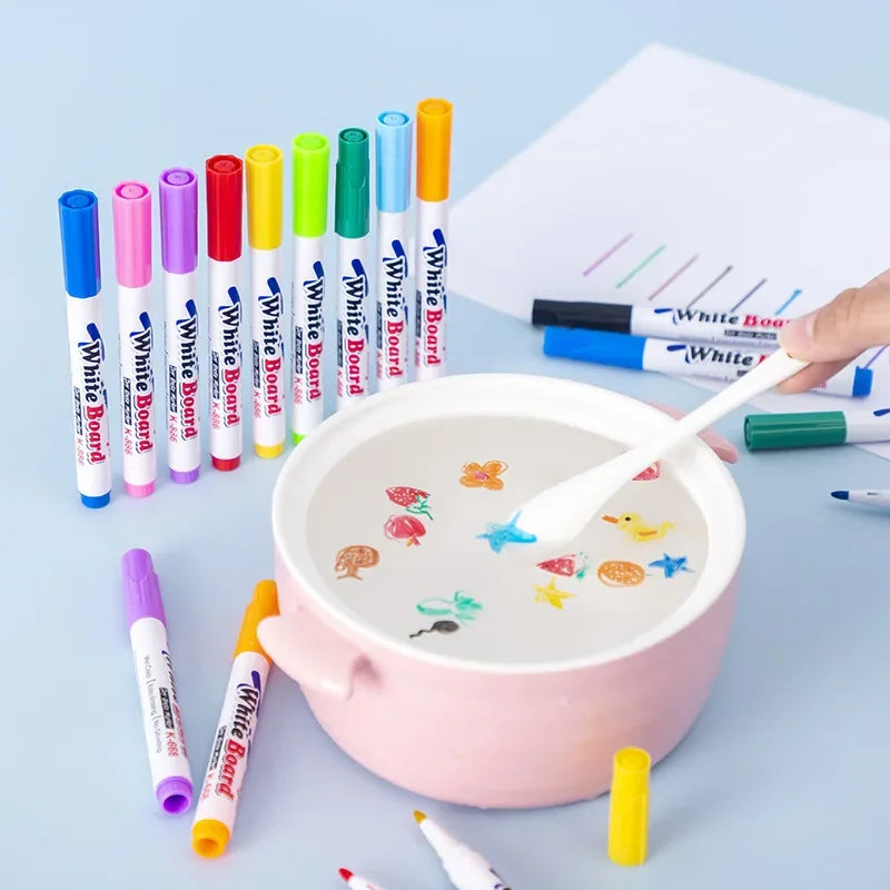 Magical Water Floating Pen Set Kids Educational Painting Pen