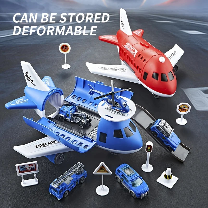 Children's Airplane Car Toy, Inertial Airplane Model