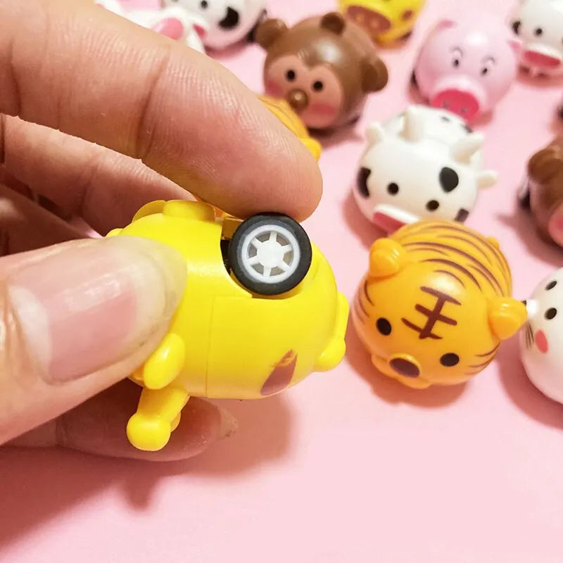 Cute Cartoon Animal Pull-Back Inertia Car