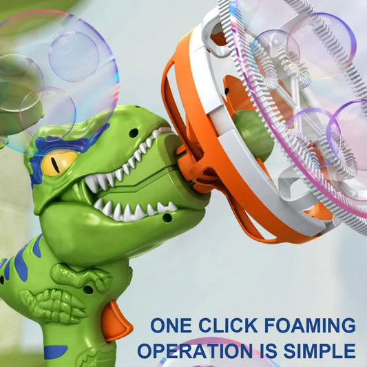 Automatic Dinosaur Bubble Gun Electric