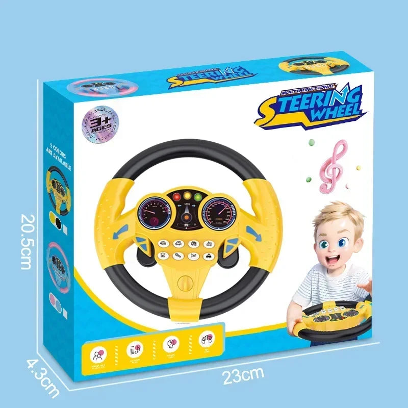 Infant Shining Simulation Steering Wheel Toys