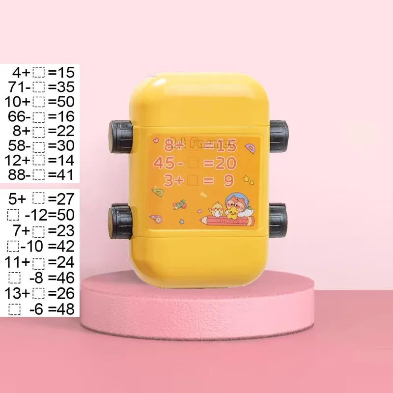 Math Roller Stamp Within 100 Multiplication and Division