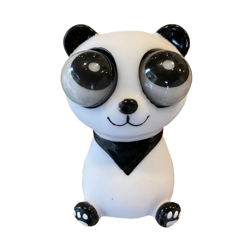 Funny Squeezing Panda Doll Eyeball Bursting