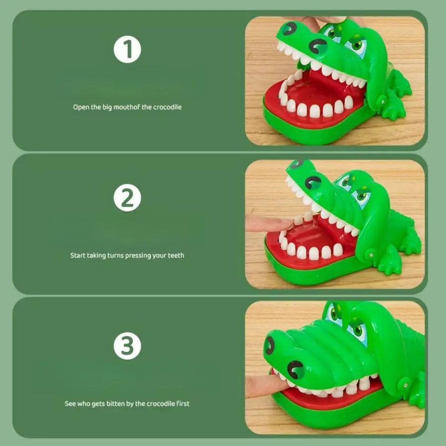 Crocodile Teeth Toys Game for Kids Biting Finger Dentist