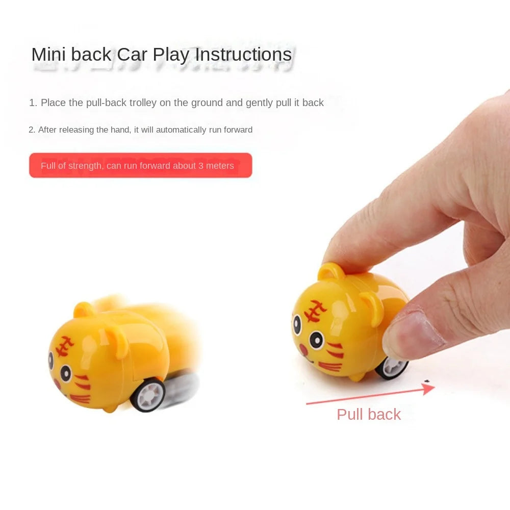 Cute Cartoon Pull-back Car Toy Children's Birthday Party