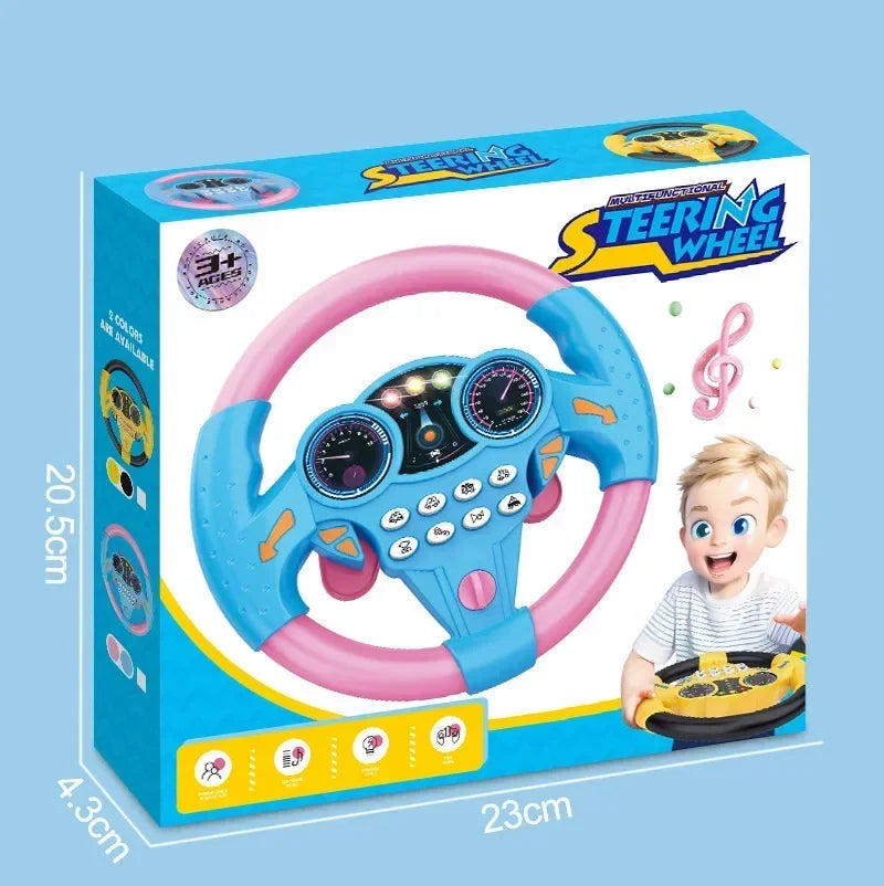 Infant Shining Simulation Steering Wheel Toys