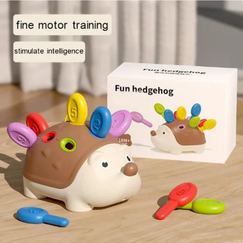 Hedgehog Montessori Baby Toys Hand-eye Coordination