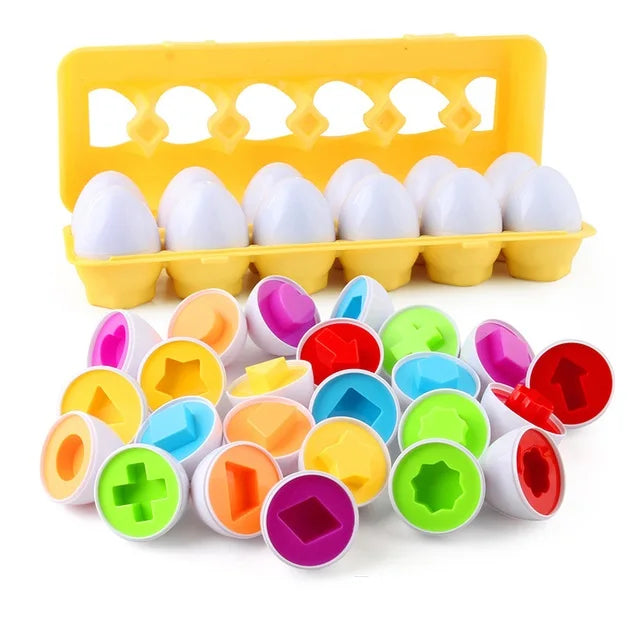 Matching Eggs Toys for Toddlers 1 2 3Y