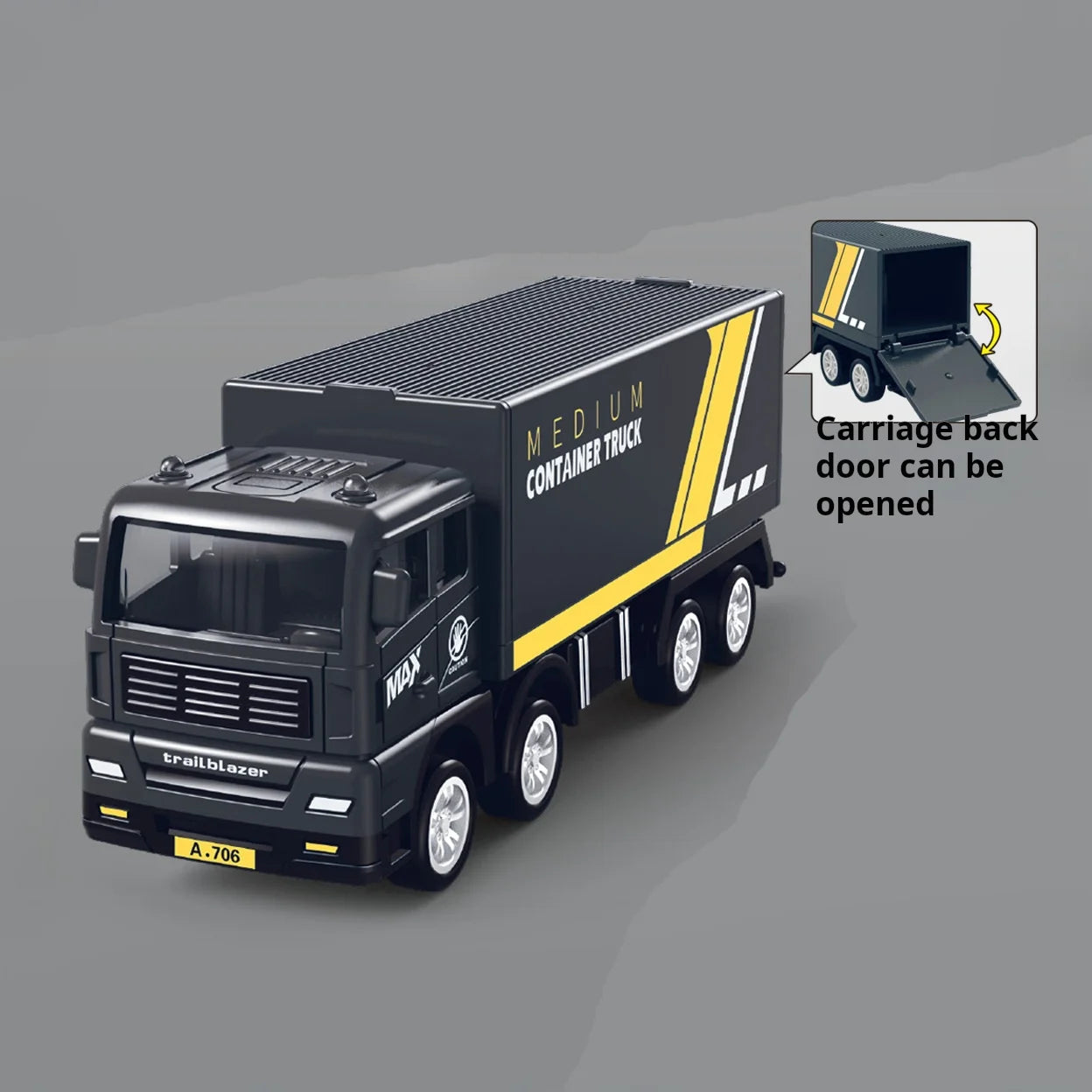 Simulation Transporter Container Truck Freight Vehicle