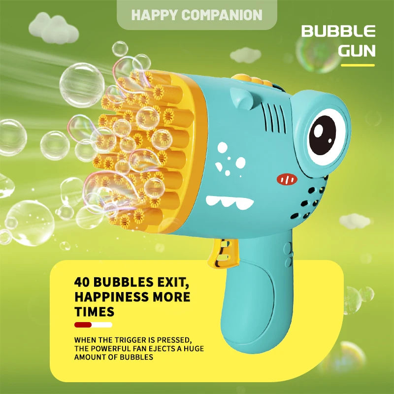 Dinosaur Super Bubble Machine Handheld for Outdoor