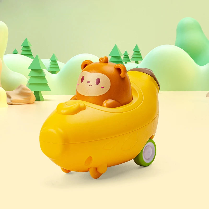 Baby Animal Car Toys Toddler Press and Go