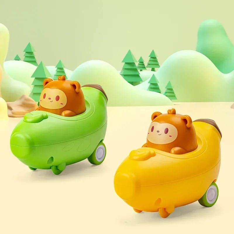 Baby Animal Car Toys Toddler Press and Go