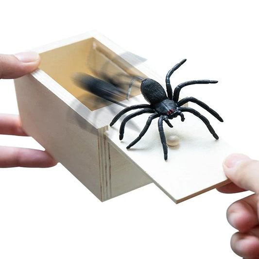 Spider Prank Box Pop Out Rubber Spider Handmade