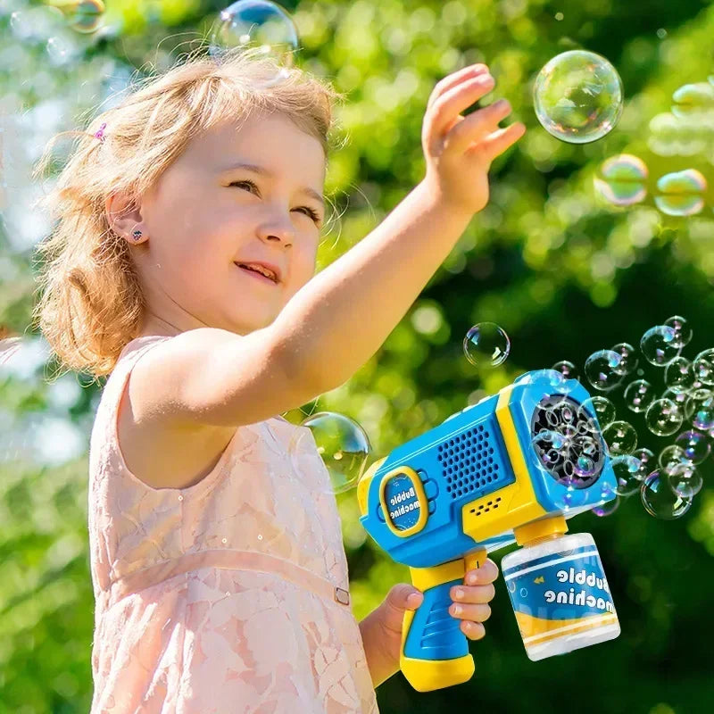 Electric Automatic Bubble Machine for Outdoor Games