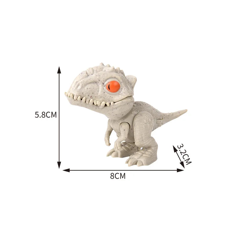 Finger-biting Dinosaur Model Toys Movable